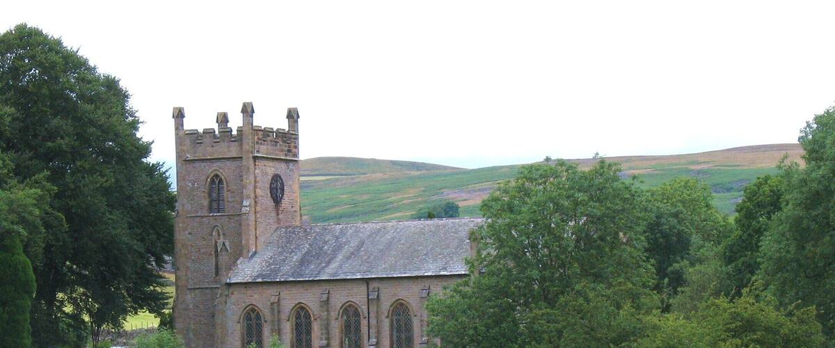 Church of St Mary the Virgin, Langthwaite, near to Langthwaite, North Yorkshire, Great Britain. The parish church for Arkengarthdale dates from 1818/19 and replaced an earlier church at Arkle Town which was demolished after problems with river erosion.