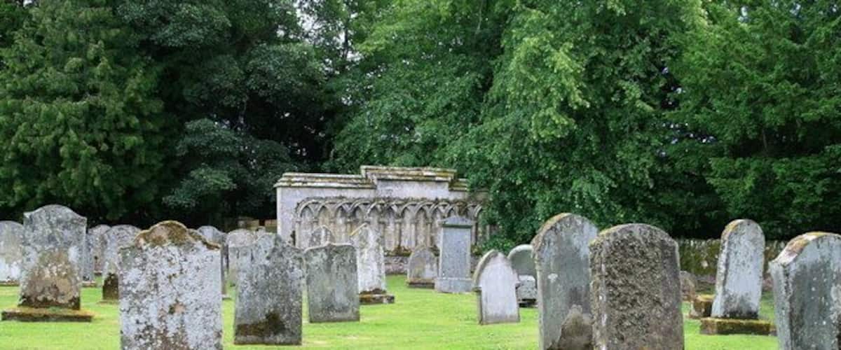 Longformacus church graveyard Longformacus Parish Church was rebuilt in 1730 on the foundations of a previous church. It is a plain plain gothic church with bellcote to the west. In the graveyard there are a variety of gravestone types from the 18th and 19th centuries. The enclosed burial ground in the corner is dedicated to the Brown family.