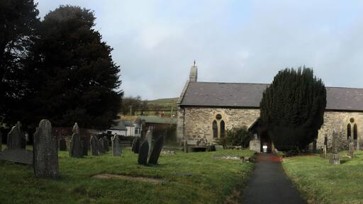 St. Sannan Church, Llansannan, Conwy, North Wales. Built 13th Century; Grade II*.
