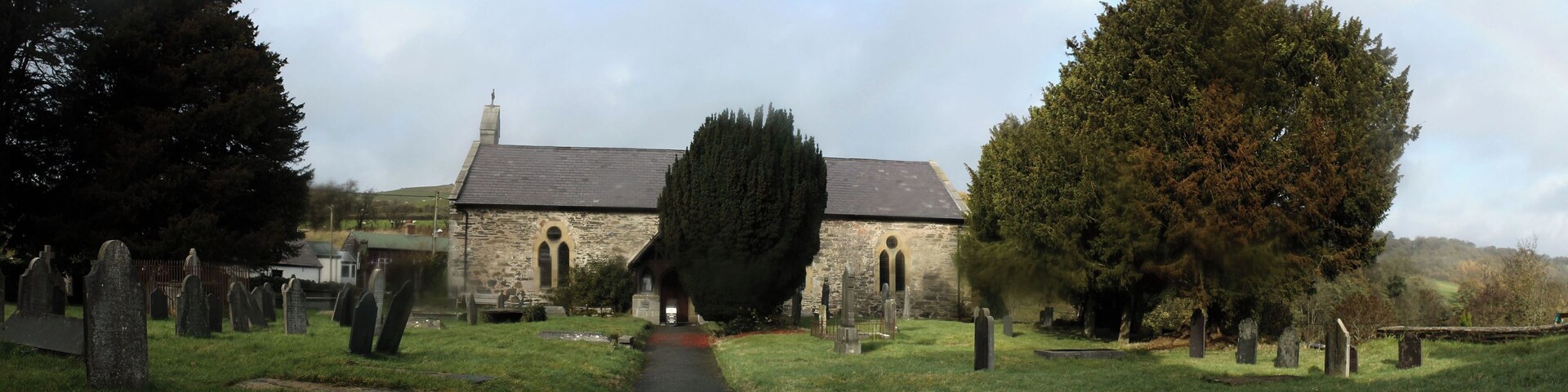 St. Sannan Church, Llansannan, Conwy, North Wales. Built 13th Century; Grade II*.