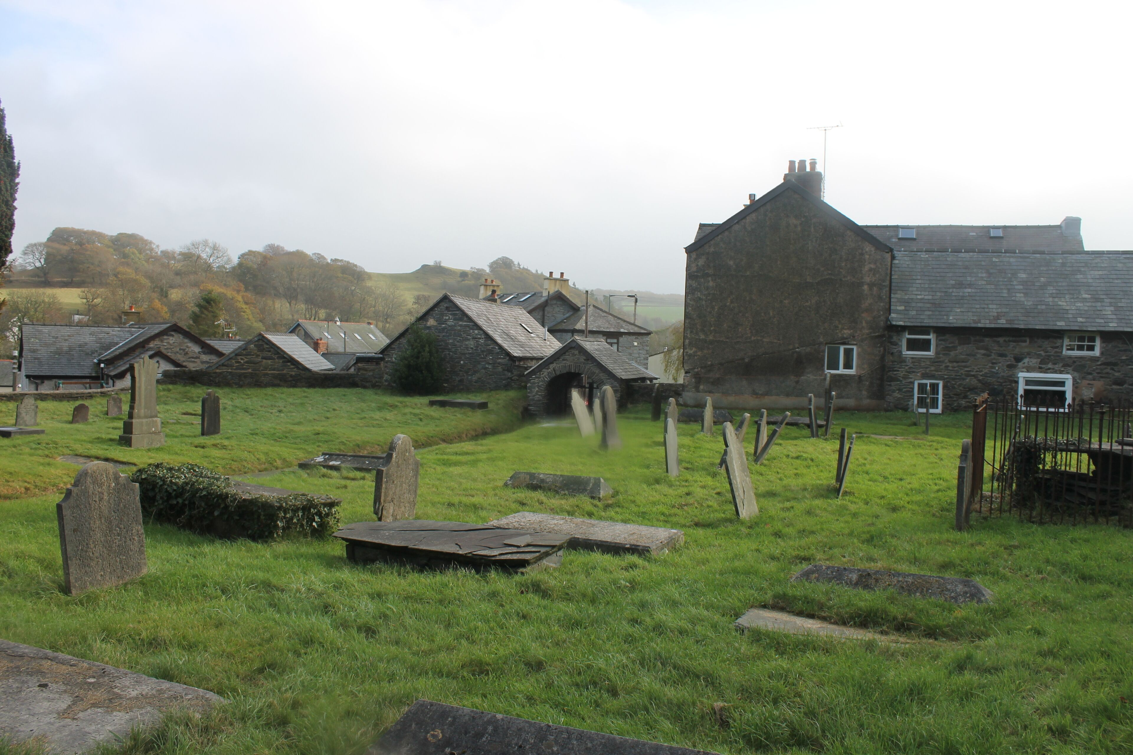 St. Sannan Church, Llansannan, Conwy, North Wales. Built 13th Century; Grade II*.