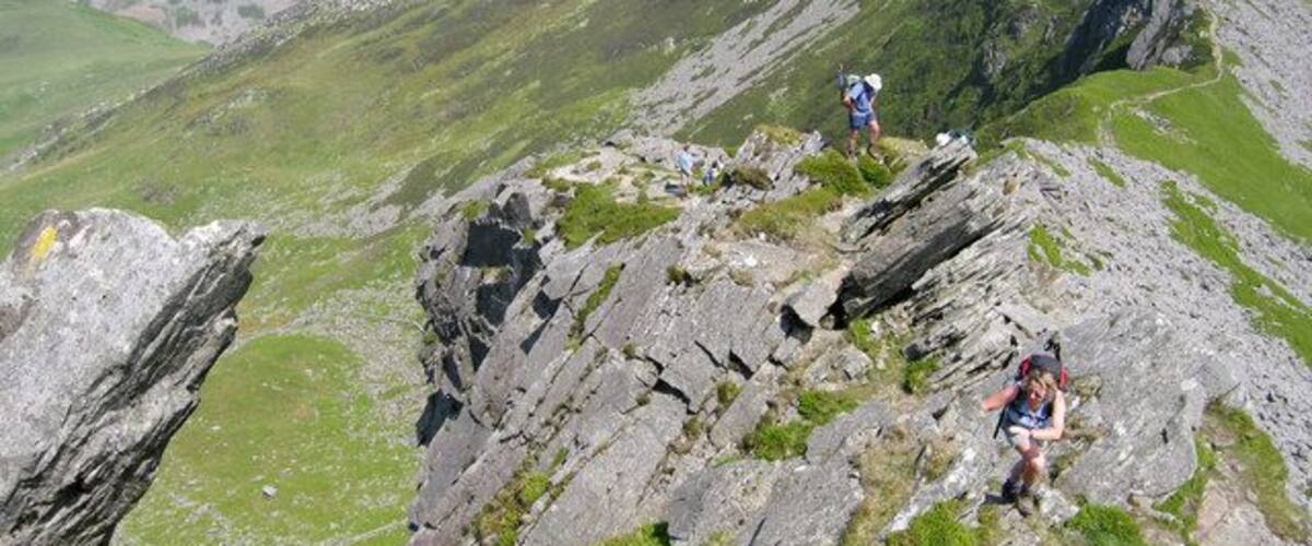 Walking up the Ridge