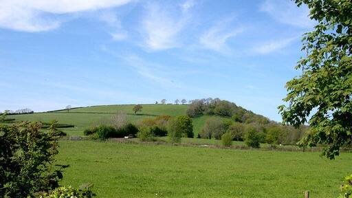 Hilltop above Aber farm