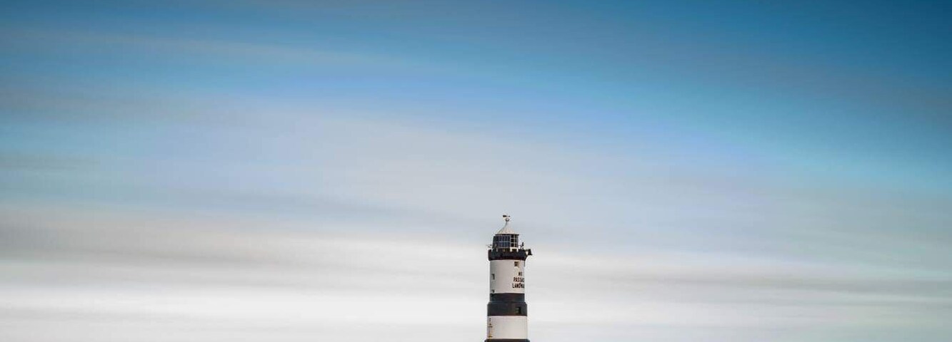 Penmon Point Lighthouse.