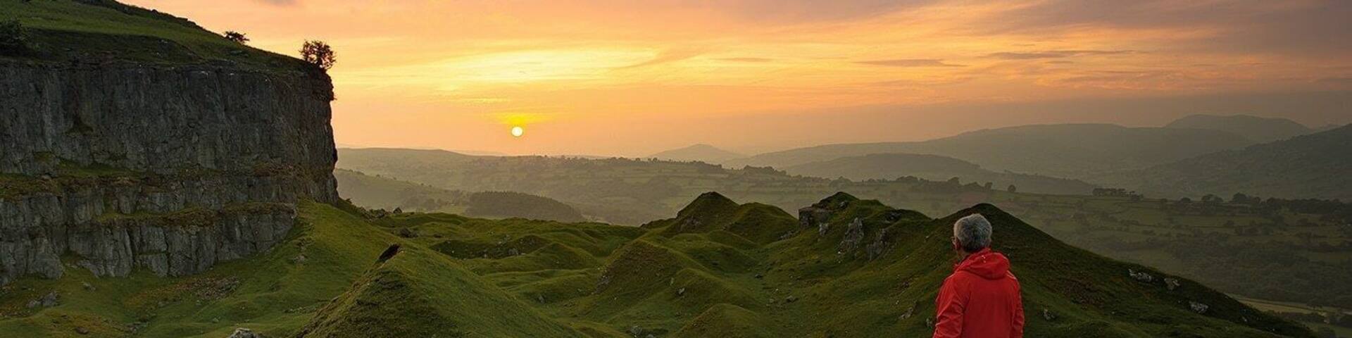 Sunset at the old quarry