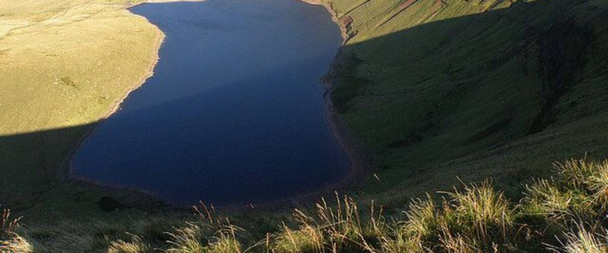 Carmarthen Fan A view along the ridge of Bannau Sir Gaer, the finest hill walk in South Wales.