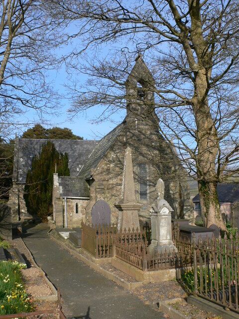 St Deiniol's Church, Llanddeiniolen Founded in 616 by Deinol ab Deiniol ab Dunawd.