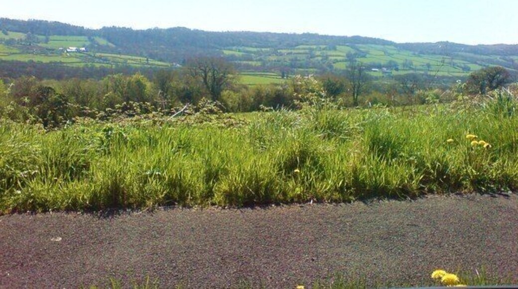 View across the valley