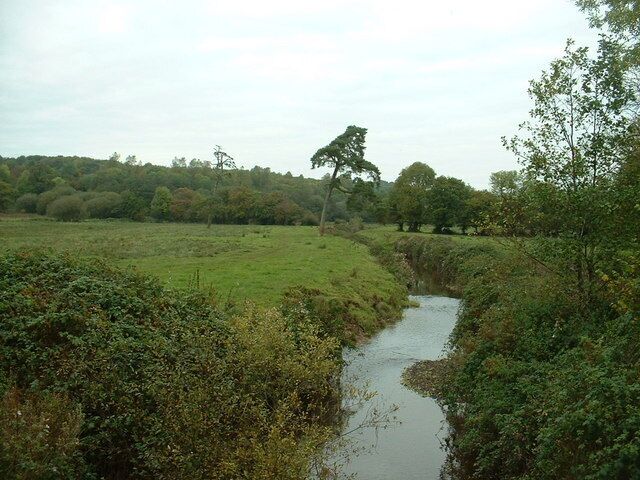 Gwendraeth Fach "Fach" means "Small". The sister stream, Gwendraeth Fawr [Big], runs about 5km south of this stream, and both join together to form the estuary of Gwendraeth, which then flows into the Bristol Channel at the same point as the Taf and the Tywi. My Welsh is poor, but I suspect "Gwendraeth" is a version of "white sands". Maybe.