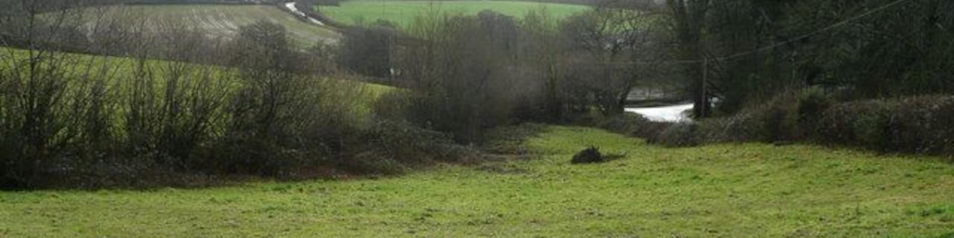 View over Yeo Vale From the Littleham road near Yeo Bridge.