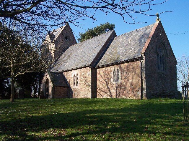 St Guthlac's parish church, Little Cowarne, Herefordshire, seen from the southeast
