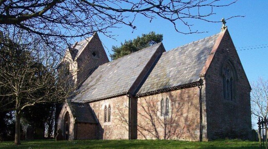 St Guthlac's parish church, Little Cowarne, Herefordshire, seen from the southeast