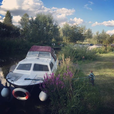 Beautiful canal walk on a sunny August afternoon.