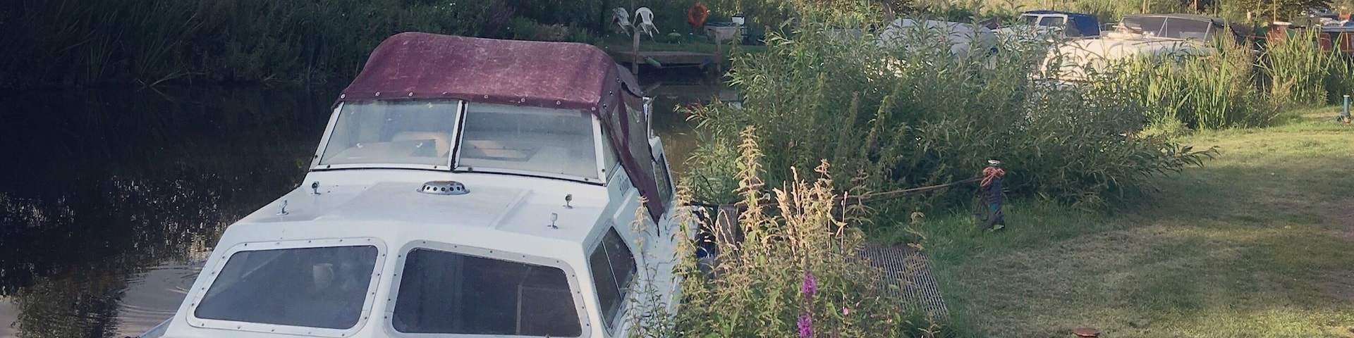 Beautiful canal walk on a sunny August afternoon.
