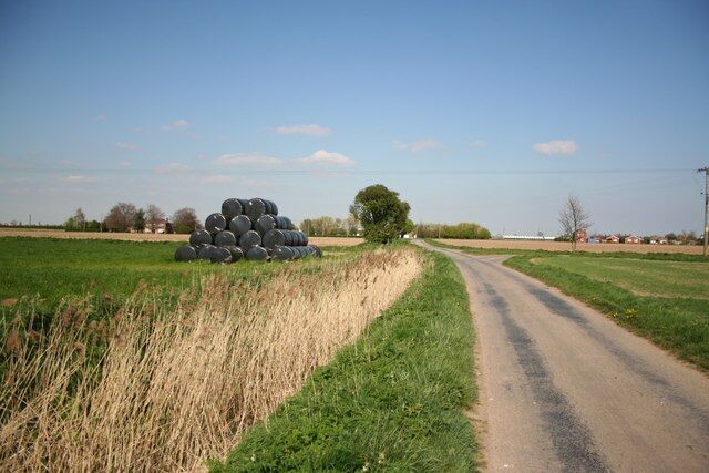 Jenkin's Lane. Looking east along Jenkin's Lane at Leverton Highgate.