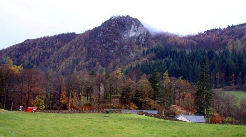 Looking across the Valve Houses to Raven Crag