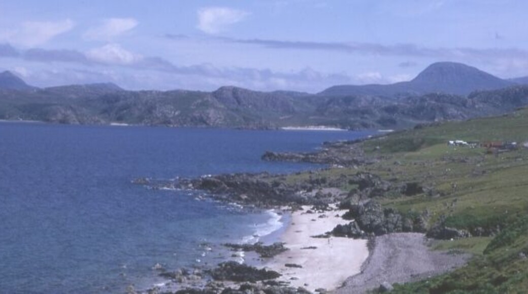 Gruinard Bay. From Sand, looking towards Sàil Mhór in the right background.