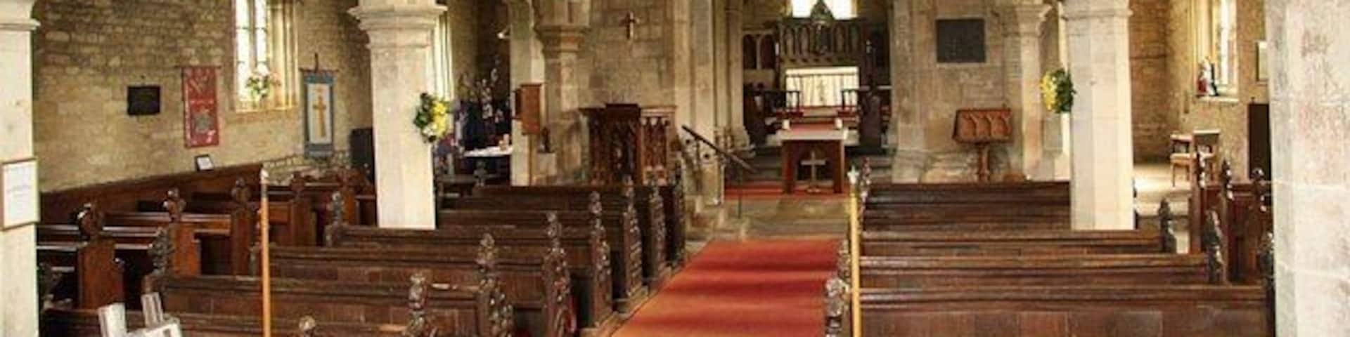 North arcade Fifteenth century Perpendicular nave in St.Botolph & St.John the Baptist's church