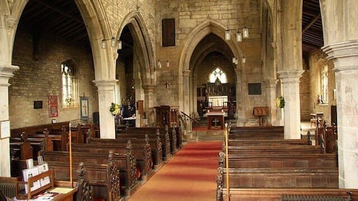 North arcade Fifteenth century Perpendicular nave in St.Botolph & St.John the Baptist's church