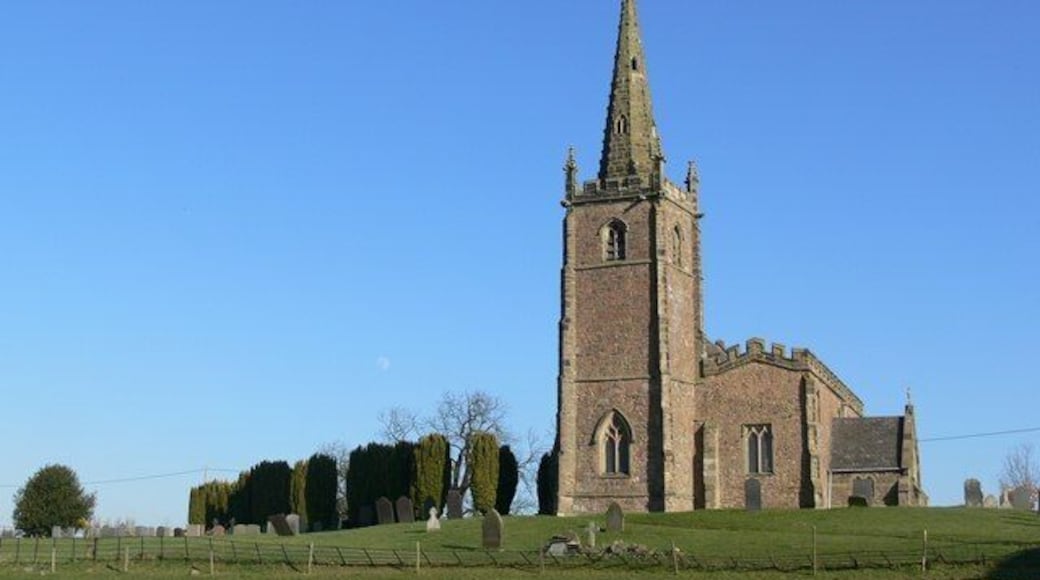 St Mary Magdalene parish church, Peckleton, Leicestershire, seen from the west