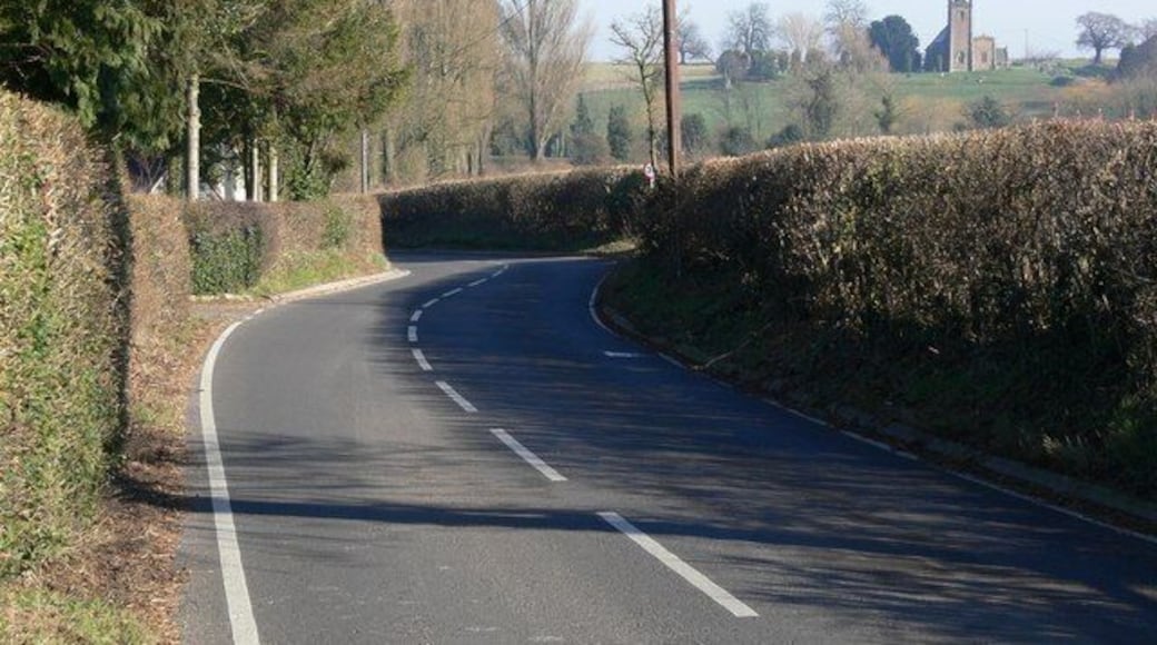 Kirkby Lane near Peckleton, Leicestershire The Church is St Mary Magdalene in Peckleton.