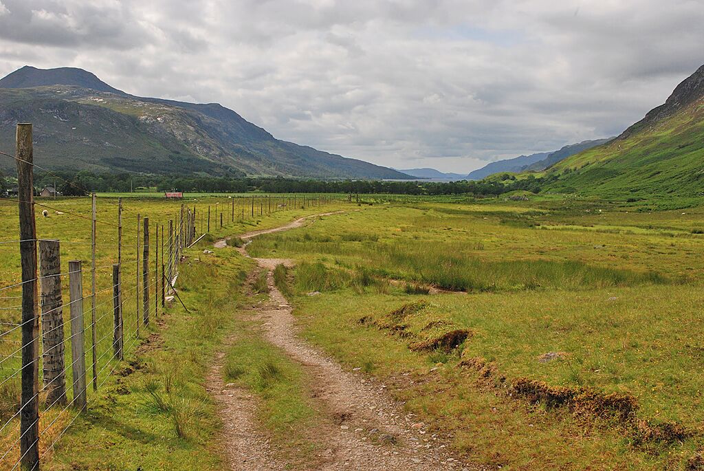 Start of the Poolewe path Which is also the main route to Slioch and other interesting spots.