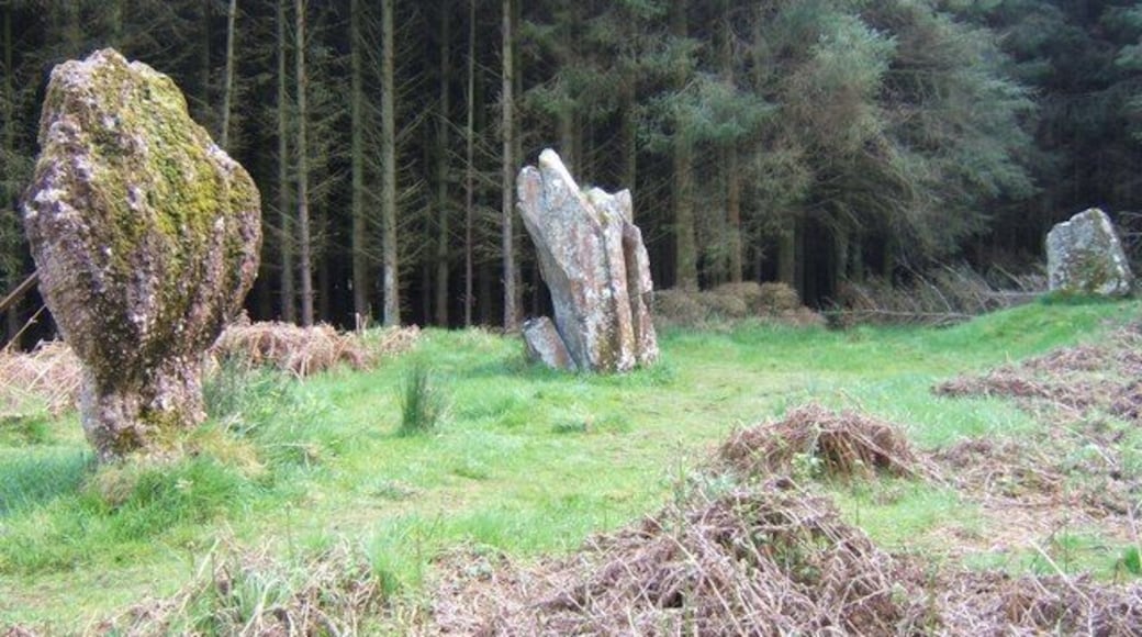 Kingarth Stone Circle These three stones are those which remain from an original circle of seven, erected in about 1500BC.