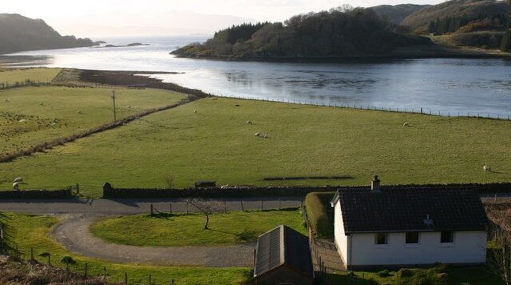 Looking seawards from Loch Feochan Looking NW from position