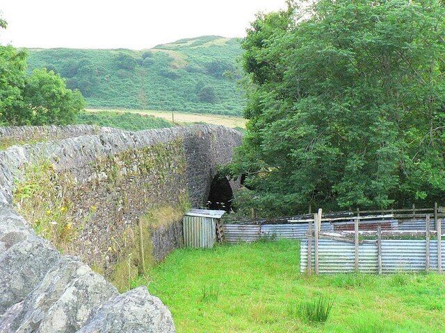 Bridge over the River Add Looking at the north side from the road approaching down Kilmichael Glen