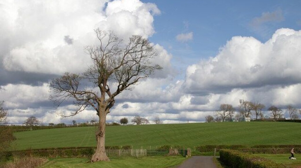 Kilmaurs fields Kilmaurs playing fields to the right of picture