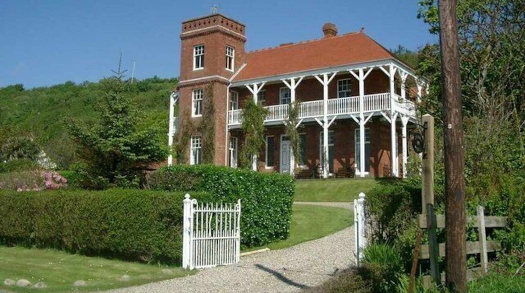 Drimla Lodge, Kildonan Unusual architectural style for a Scottish island (perhaps not, thinking of Rum and other isles)?