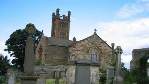 Kilconquhar Church Kilconquhar church and churchyard from the south east showing some of the ruin of the Old Kilconquhar Church ruin, and impressive memorials.