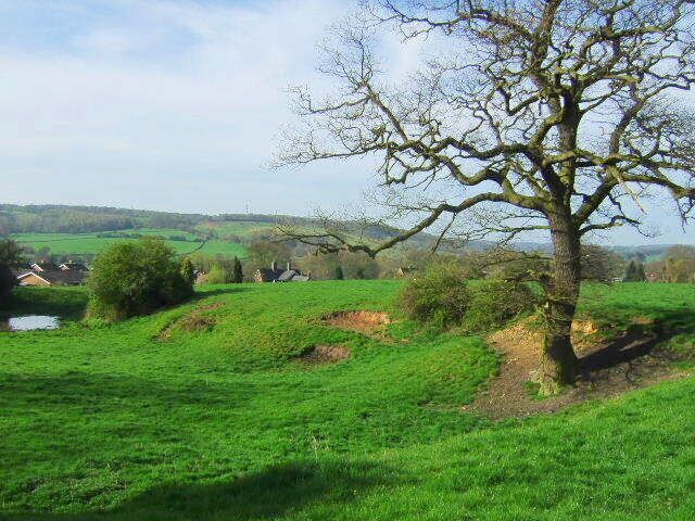 Small quarry This small quarry hole would have supplied clay to a nearby brickworks.