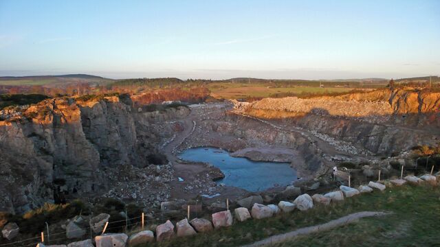 Kemnay Quarry Taken from Place of Origin