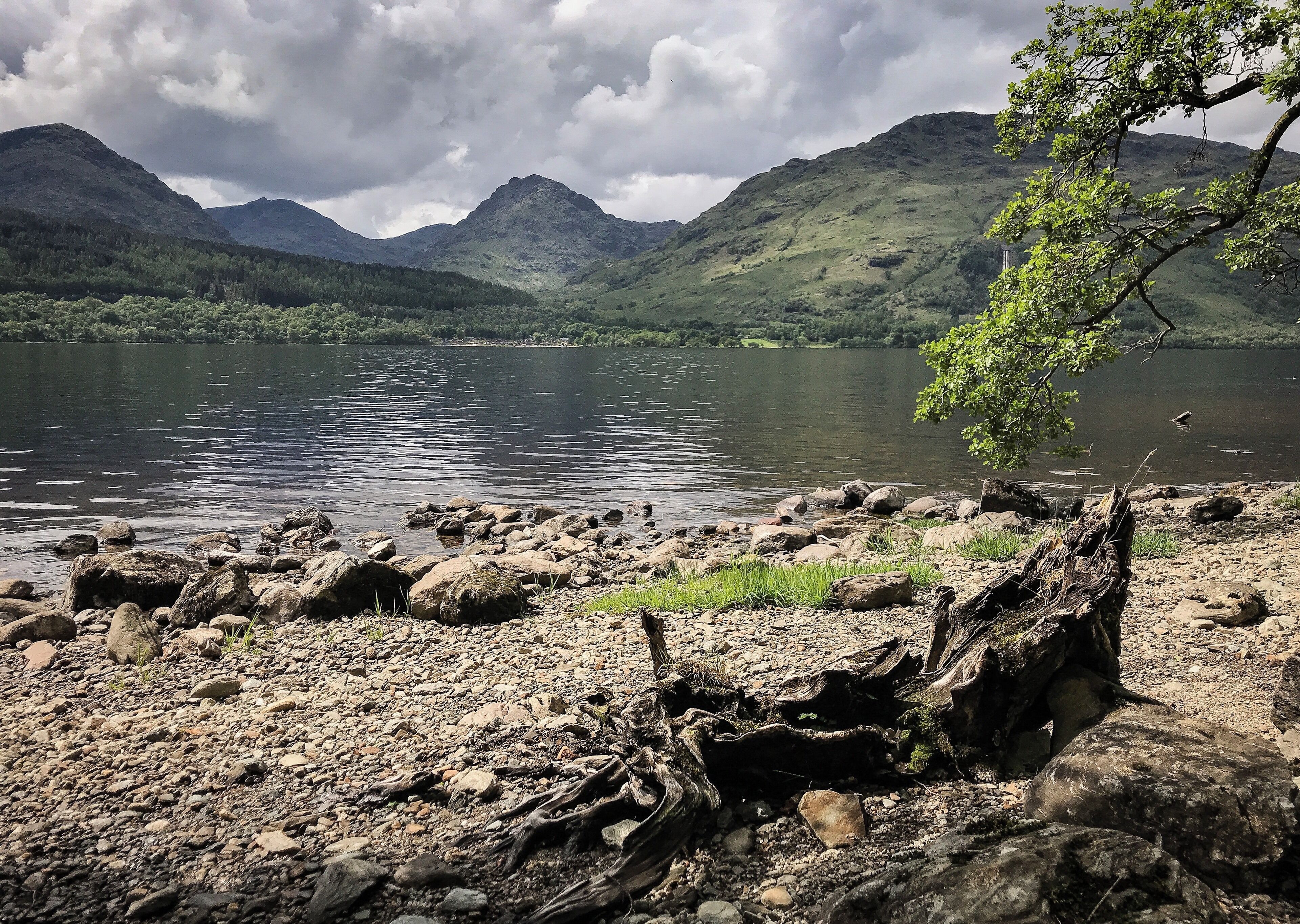 Just passed the waterfall from the hotel