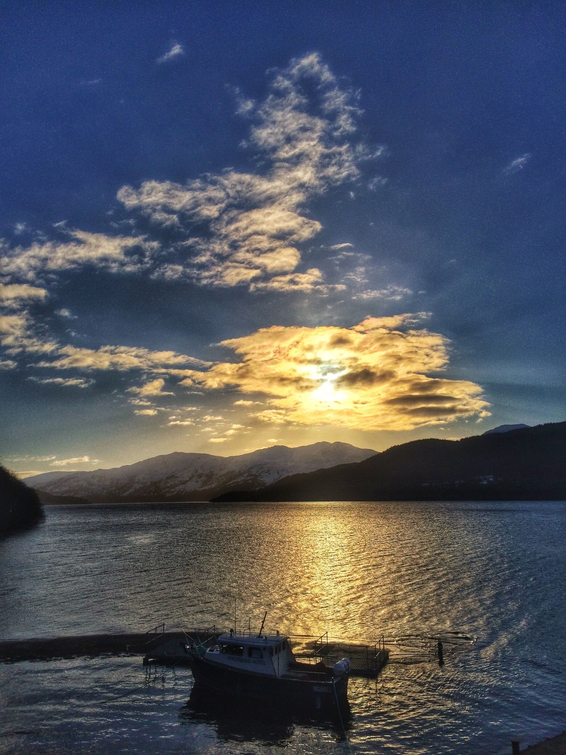 After a 15mile drive from Aberfoyle the road stops here. A big hotel on the banks of Loch Lomond,hotel is shut for winter but you do get some lovely views and the west highland way passes through here which is a famous Scottish walk.  
