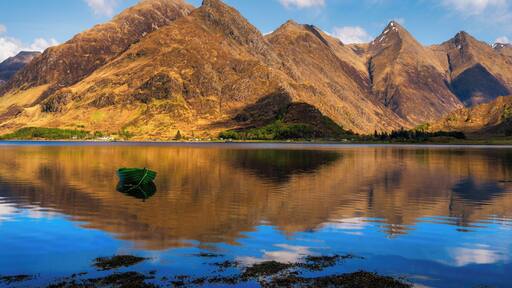 What an amazing evening at the Loch Duich in the Scottish Highlands. The reflection and view was incredible. I can't wait to go back there.