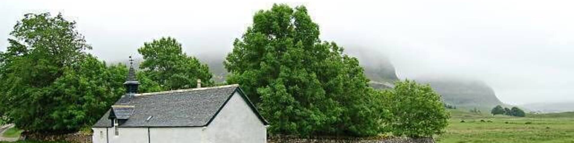 Inchnadamph Church. One of the oldest religious sites in the Highlands.