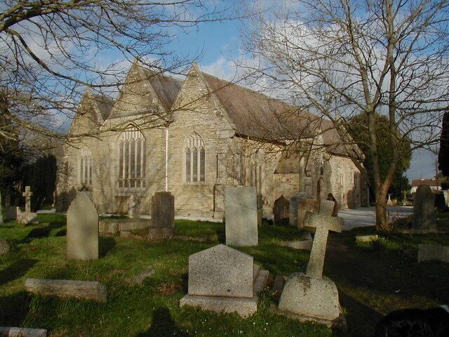 St Illogan's parish church, Illogan, Cornwall, seen from the southwest