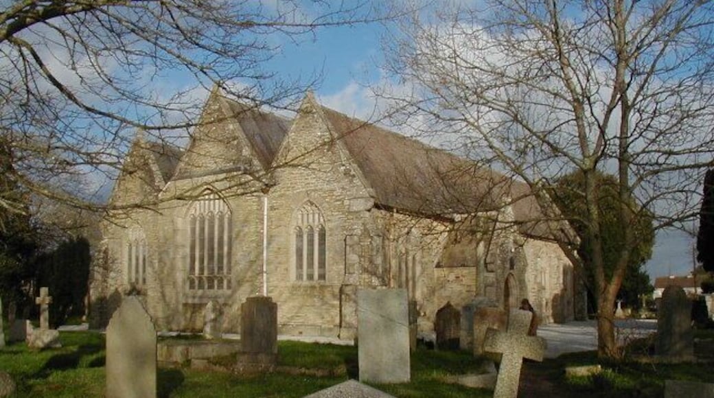 St Illogan's parish church, Illogan, Cornwall, seen from the southwest