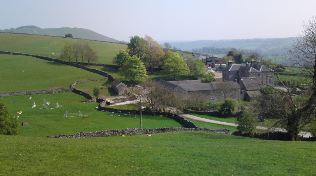 Rear view of Castern Hall from north-west