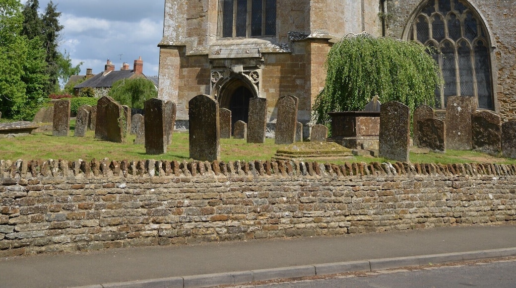 The focal point of any village is the church. This one is in a prominent part of the north Oxfordshire village of Hook Norton
