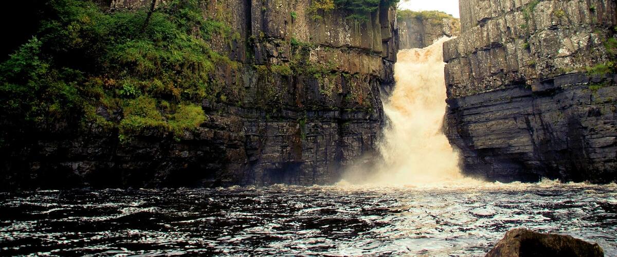 spectacular falls, Northumberland