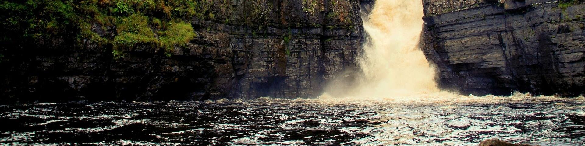 spectacular falls, Northumberland