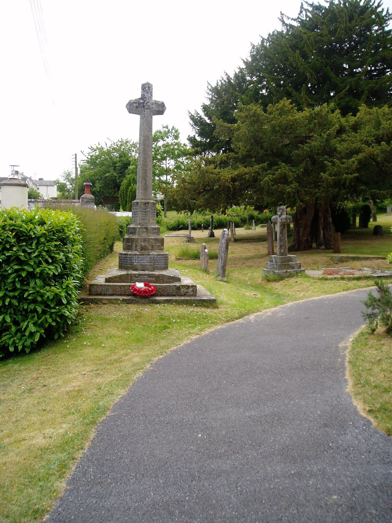 Holne War Memorial Cross