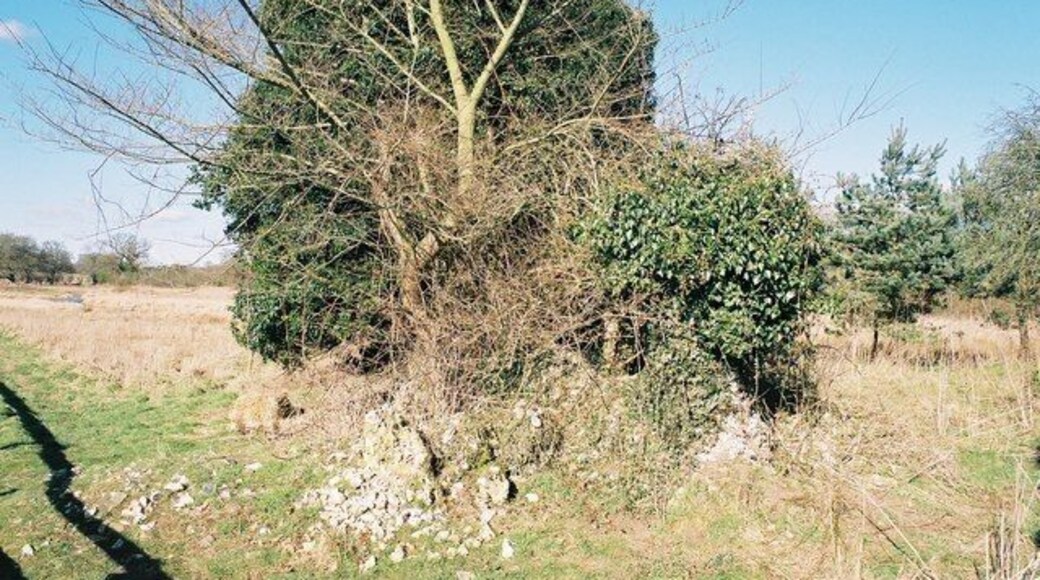 St Margaret's Chapel. Built in 1207 as a chapel for pilgrims to rest on their way from Ely to the Holy House at Walsingham it was dissolved under Edward VI in 1550. Only the west wall of the chapel now rises much above foundation level. In the parish church are two tiny brass memorials to two nuns who served here. The area around the chapel is managed as set-aside under the country stewardship scheme, including a recreated wetland area with linear lake.