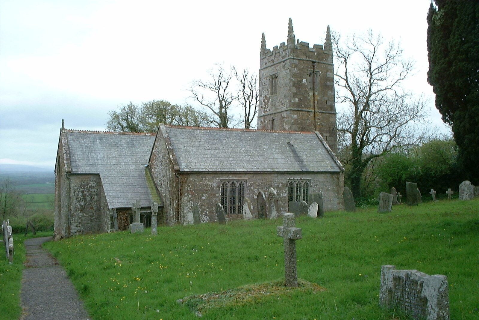 Holy Cross parish church, Highampton, Devon, seen from the north