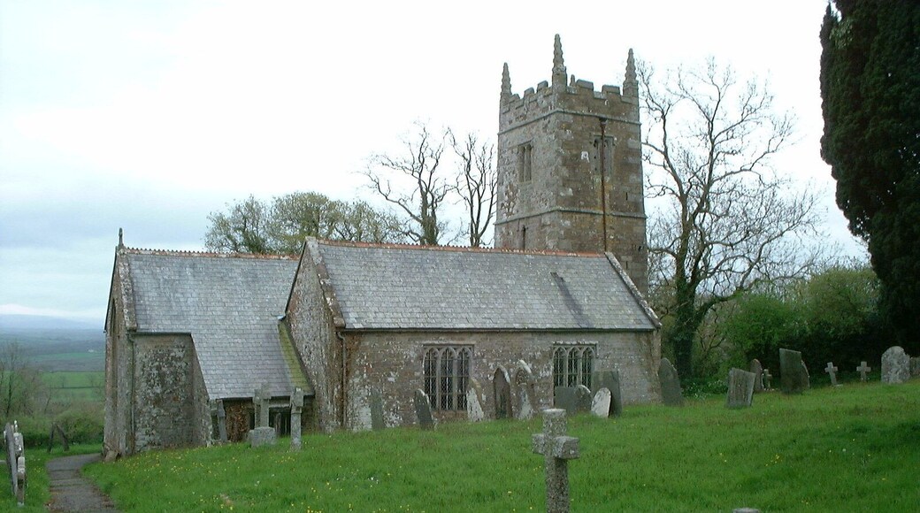 Holy Cross parish church, Highampton, Devon, seen from the north