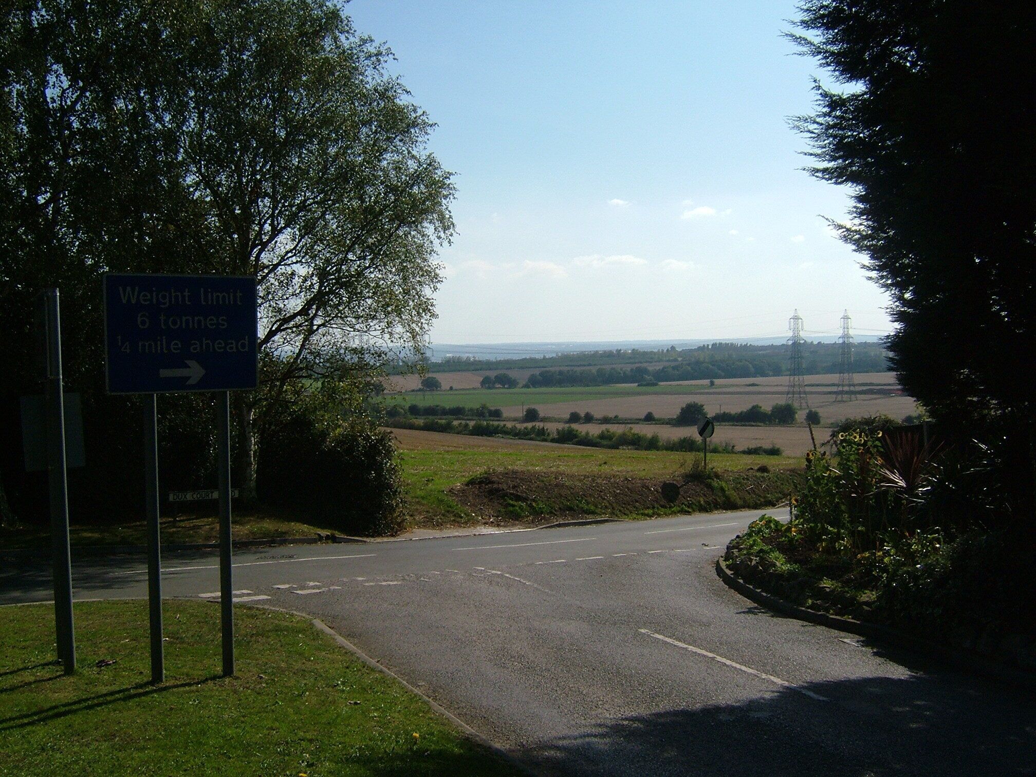 High Halstow is a village on the Hoo peninsula in Kent. Dux court Road. View towards the Medway estuary. Camera location 51° 26′ 53.16″ N, 0° 33′ 36.36″ E View this and other nearby images on: OpenStreetMap - Google Earth 51.448100; 0.560100