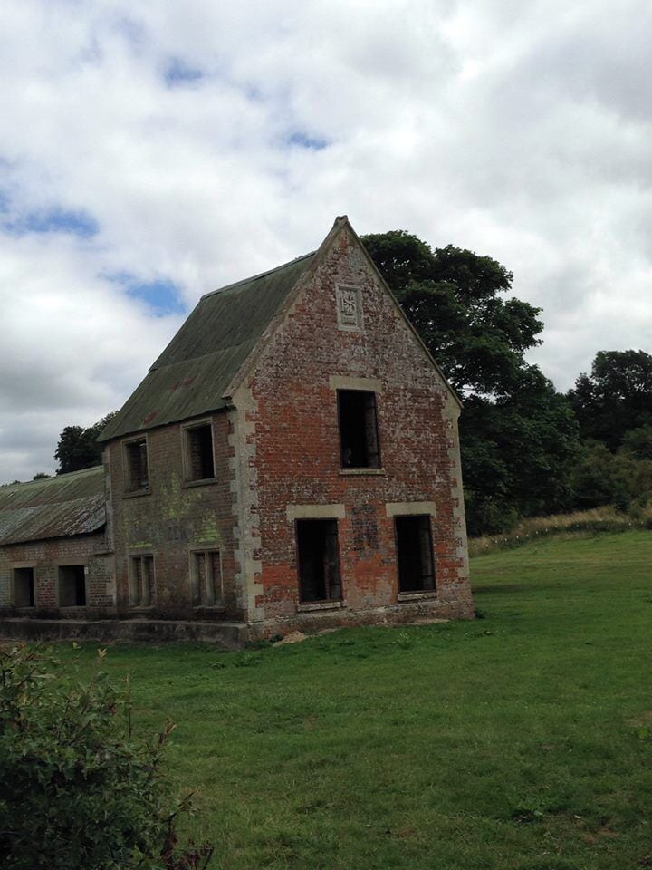 This is a tiny village that is now part of a military training ground and can only be accessed a few times a year.  It was evacuated in WW2 with the promise that the residents could go back after the war and when the military were finished using it, they were never allowed back. Most of the original village is gone, this is what remmains of the school house #lifeatexpedia